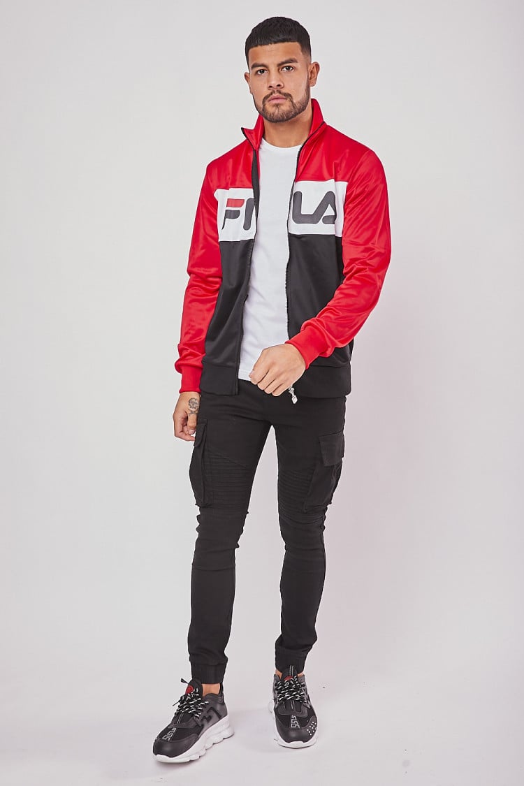 Veste rouge Balin Track FILA