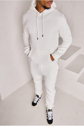 Ensemble 2 pièces sweat + jogging blanc