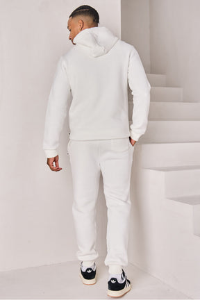 Ensemble 2 pièces sweat + jogging blanc