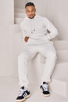 Ensemble 2 pièces sweat + jogging blanc