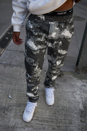 jogger pant camouflage gris