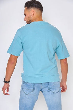 T-shirt épais bleu