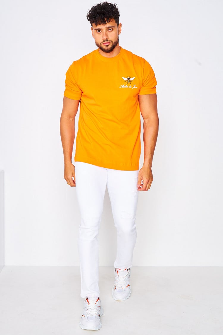 T-shirt orange Abeille