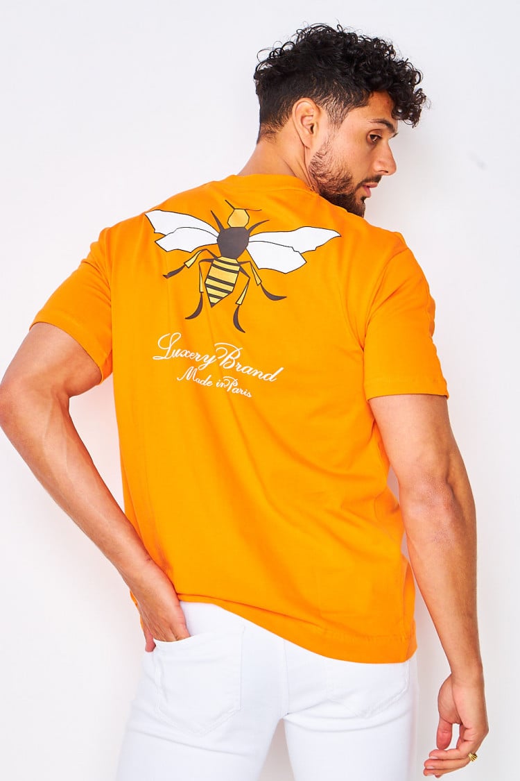 T-shirt orange Abeille