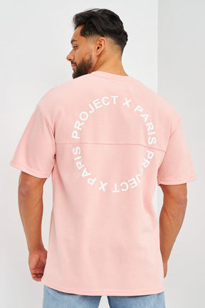 T-shirt rose oversize avec poche / Project X - 2210304