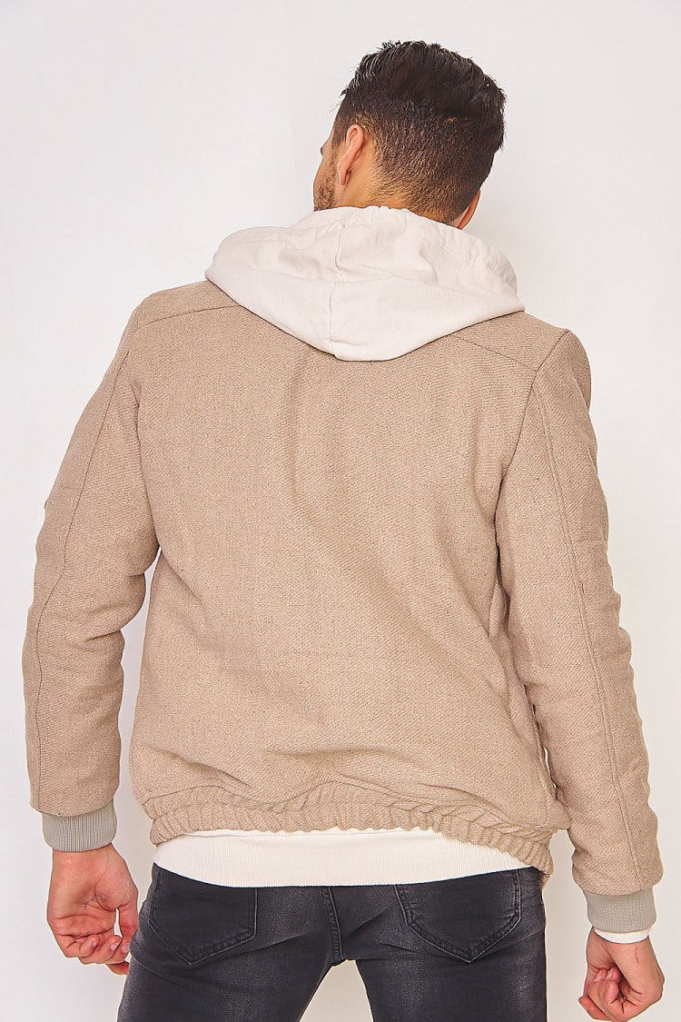 Veste beige uni