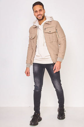 Veste beige uni