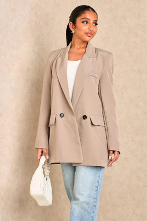 Veste blazer taupe