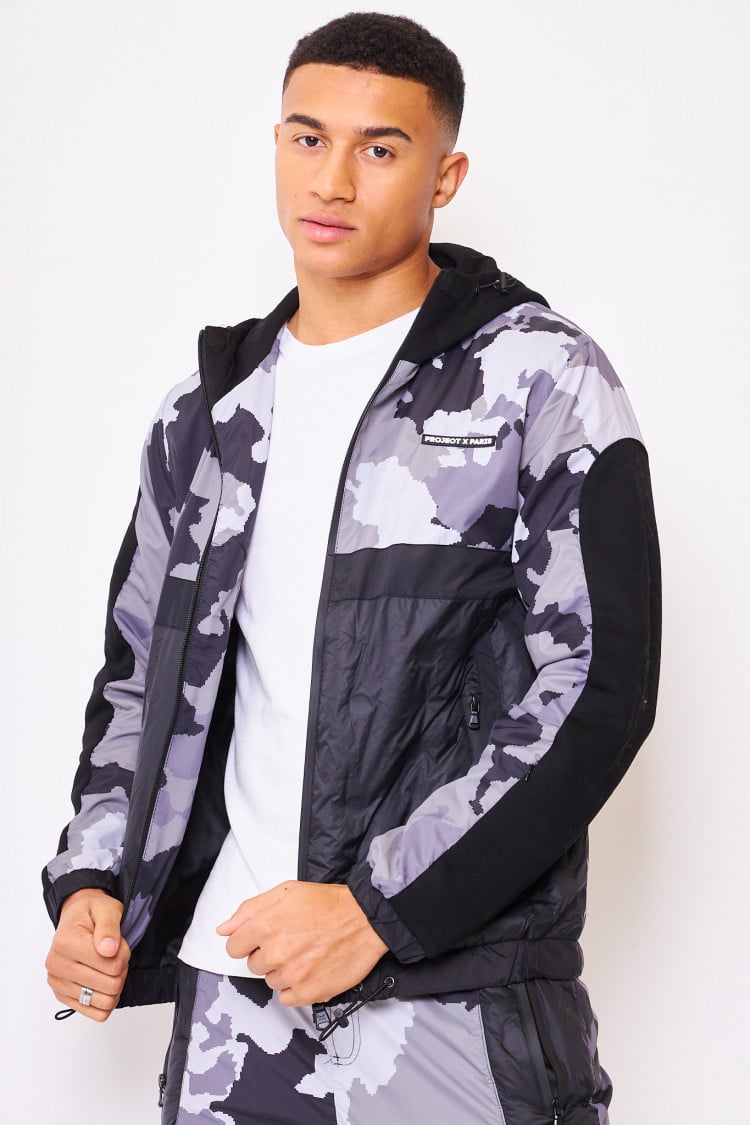 Veste camouflage noire / Project X - 2130143