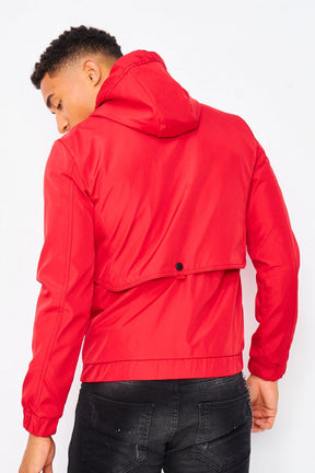 Veste coupe vent rouge